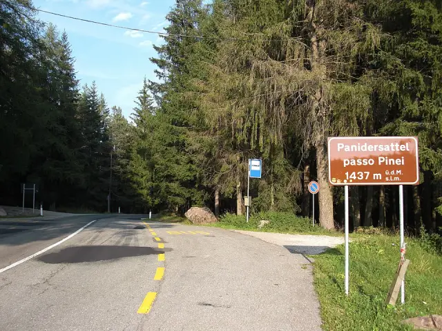 Panidersattel - Passo Pinei
